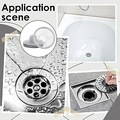 24Pcs 4 Styles Stainless Steel Floor Drain&nbsp;AJEW-GO0005-17