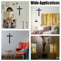 Wooden Cross Wall Decoration&nbsp;WOOD-WH0124-91