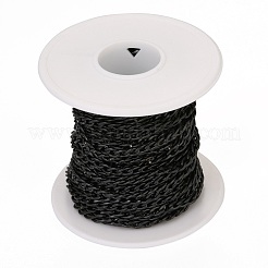 304 Stainless Steel Cuban Link Chains&nbsp;CHS-H009-33B