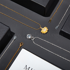 Brass Chain Necklace Making&nbsp;NJEW-FH0001-02