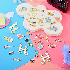 32Pcs 8 Styles Alloy Pendants&nbsp;FIND-TA0010-88