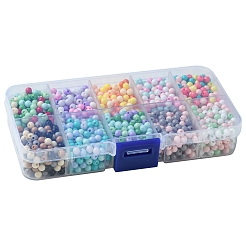 60G 10 Colors Opaque Acrylic Beads&nbsp;OACR-FS0001-75