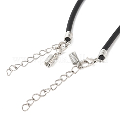 Black Rubber Necklace Cord Making&nbsp;RCOR-D002-B