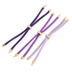 3Pcs 3 Styles Polyester Cord Bracelet Making&nbsp;MAK-TA0001-41