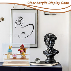 3-Tier Rectangle Clear Acrylic Minifigures Display Boxes&nbsp;ODIS-WH0017-104A
