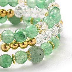 Multi-layered Stretch Beaded Bracelets Sets&nbsp;BJEW-JB05755-03