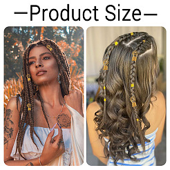10Pcs Alloy Dreadlocks Beads&nbsp;FIND-TA0008-53B