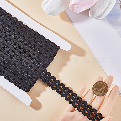 10M Flat Nylon Wavy Elastic Cord&nbsp;OCOR-GF0002-98B