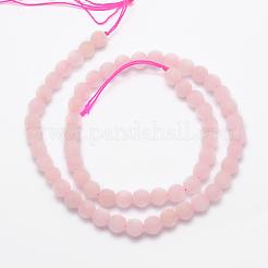 Natural Rose Quartz Beads Strands&nbsp;G-K194-8mm-06