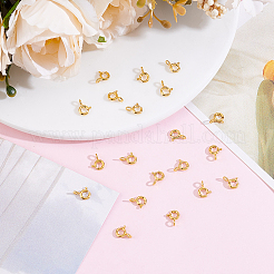 20Pcs Brass Spring Ring Clasps&nbsp;KK-BBC0025-77