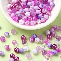 300Pcs 10 Styles Mixed Styles Acrylic Beads&nbsp;MACR-YW0002-99A