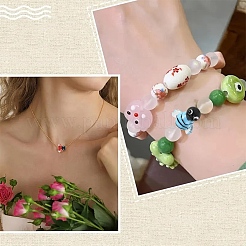 Handmade Lampwork Beads&nbsp;LAMP-YW0002-01A