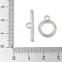 Brass Toggle Clasps&nbsp;KK-CBAFC6C-07G-P