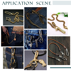 U-Shaped Brass Key Hook Shanckle Clasps&nbsp;KK-PH0004-97B