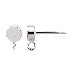 Brass Stud Earring Findings&nbsp;KK-T038-293P
