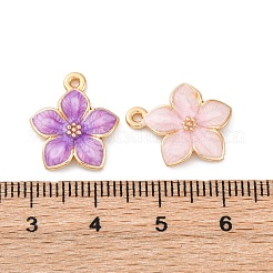 Zinc Alloy Enamel Pendants&nbsp;PALLOY-I124-10G