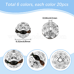 Alloy Rhinestone Beads&nbsp;RB-SC0001-17A