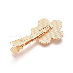Zinc Alloy Alligator Hair Clip Findings&nbsp;PALLOY-E564-59G