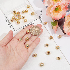 32Pcs 4 Style Alloy Hollow Beads&nbsp;PALLOY-BBC0001-07