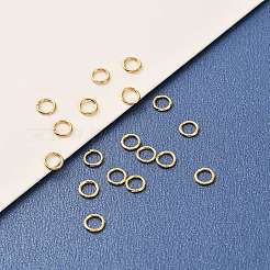 Brass Open Jump Rings&nbsp;X-KK-F824-108B-G