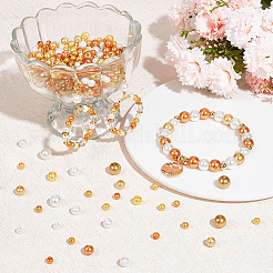 700Pcs 3 Styles Pearlized Glass Pearl Beads&nbsp;HY-BBC0001-01C