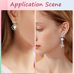 20Pcs 2 Colors Alloy Studs Earrings Findings&nbsp;FIND-SC0015-61