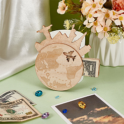 Unfinished Wood Money Gift Holder&nbsp;AJEW-WH0270-304B