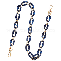Oval Resin Link Purse Chains&nbsp;FIND-WH20006-62B