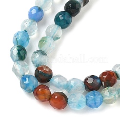 Natural Agate Beads Strands&nbsp;X-G-H302-A01-13