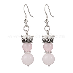 Baking Paint Imitation Jade Glass Dangle Earrings&nbsp;EJEW-JE06619-03