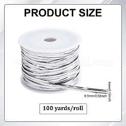 100 Yards PET Plastic Wire Twist Ties&nbsp;FIND-WH0111-747A