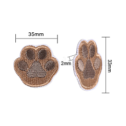 35pcs 7 Colors Polyester Computerized Embroidery Cloth Iron on/Sew on Patches&nbsp;DIY-CJ0001-86