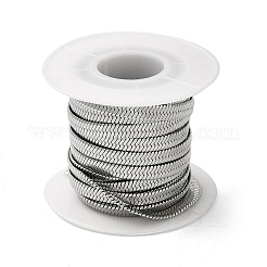 Tarnish Resistant 304 Stainless Steel Flat Snake Chains&nbsp;CHS-E012-04P