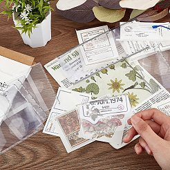 AHADEMAKER 10Pcs PVC Plasic Portable Credit Card Size Magnifying Lenses&nbsp;AJEW-GA0005-06