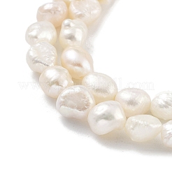Natural Cultured Freshwater Pearl Beads Strands&nbsp;PEAR-P062-24A