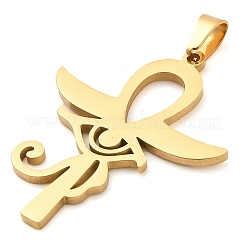 304 Stainless Steel Pendants&nbsp;STAS-R134-04G-01