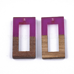 Resin & Walnut Wood Pendants&nbsp;RESI-S358-10H