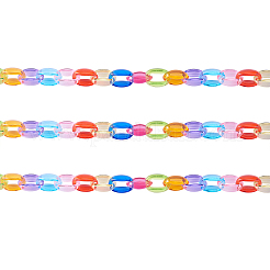 250G Transparent Acrylic Linking Rings&nbsp;TACR-CJ0001-36
