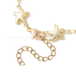 Ocean 304 Stainless Steel Starfish Link Chain Bracelet Making&nbsp;AJEW-JB01552