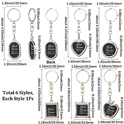 Zinc Alloy Pendant Keychain&nbsp;KEYC-SP0001-50