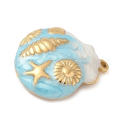 304 Stainless Steel Enamel Pendants&nbsp;STAS-P404-06G