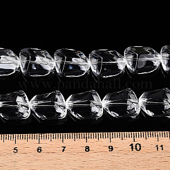 Transparency Glass Beads Strands&nbsp;GLAA-T023-15