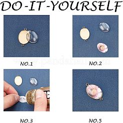 DIY Oval Pendants Making Kits&nbsp;DIY-UN0001-92