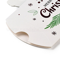 Christmas Theme Paper Pillow Gift Boxes&nbsp;X-CON-B012-03