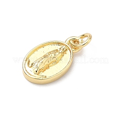 Religion Brass Pendants&nbsp;KK-P345-53G-01