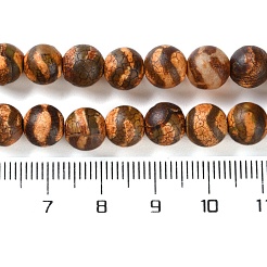 Dyed & Heated Tibetan Style dZi Beads Strands&nbsp;G-P564-A01-01A