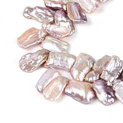 Natural Baroque Keshi Pearl Beads Strands&nbsp;PEAR-S022-04C