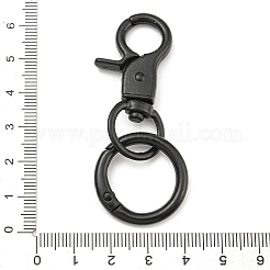 Spray Painted Alloy Split Key Rings&nbsp;FIND-B044-01A