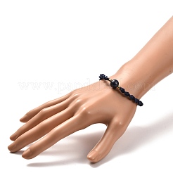Adjustable Round Natural Gemstone Beads Bracelets for Women or Men&nbsp;BJEW-JB06840