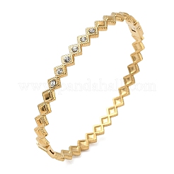 304 Stainless Steel Hinged Bangles for Women&nbsp;BJEW-C132-01A-G